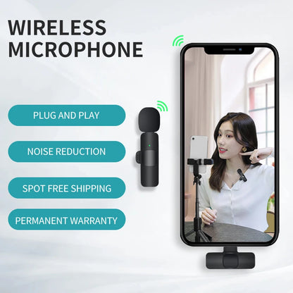 K9 Mini Wireless Mic | Clear Audio for Filming, Podcasts & Conferences