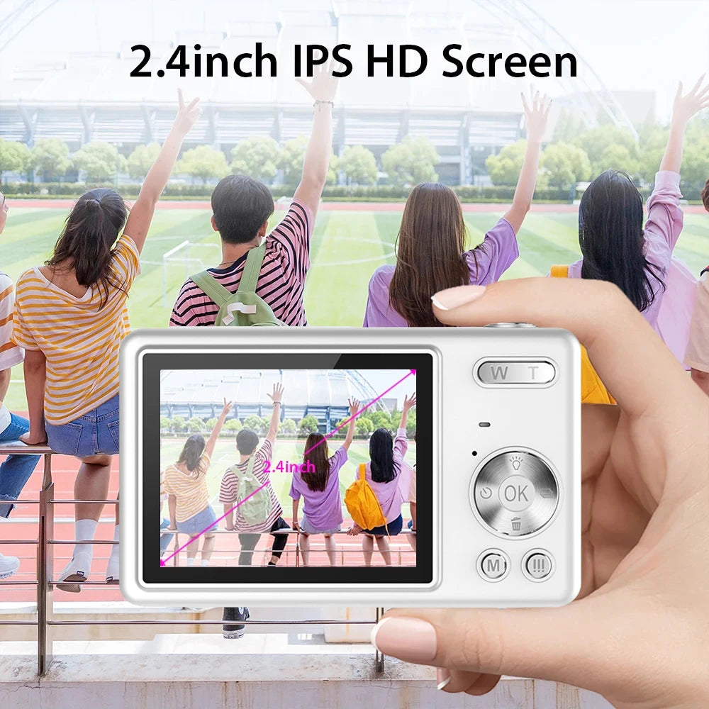 8x Zoom Digital Camera Autofocus; Compact 1080P Camera