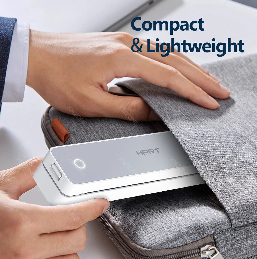 300DPI/200dpi Mini A4 A5 Portable Thermal Printer HPRT MT610-Pro Bluetooth Connect to Android iOS for Office Travel Home Use