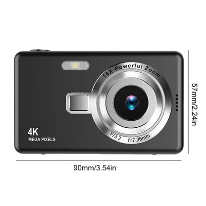 8x Zoom Digital Camera Autofocus; Compact 1080P Camera