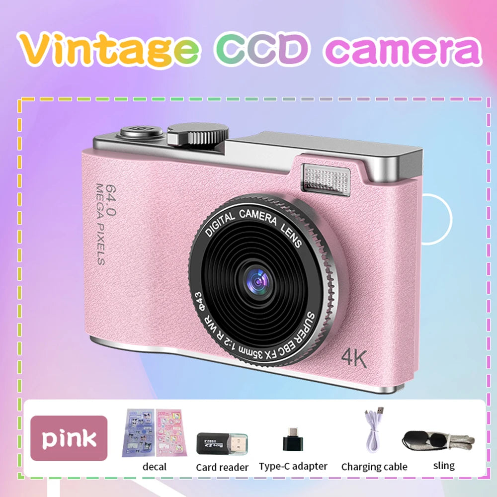 8x Zoom Digital Camera Autofocus; Compact 1080P Camera