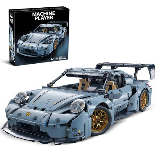 TOYLINX Sports Race Car Building Set | 1:14 MOC Racing Model Kit