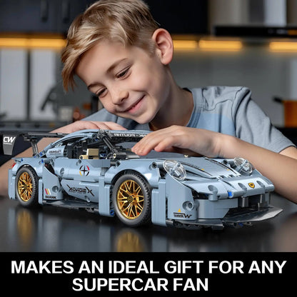 TOYLINX Sports Race Car Building Set | 1:14 MOC Racing Model Kit