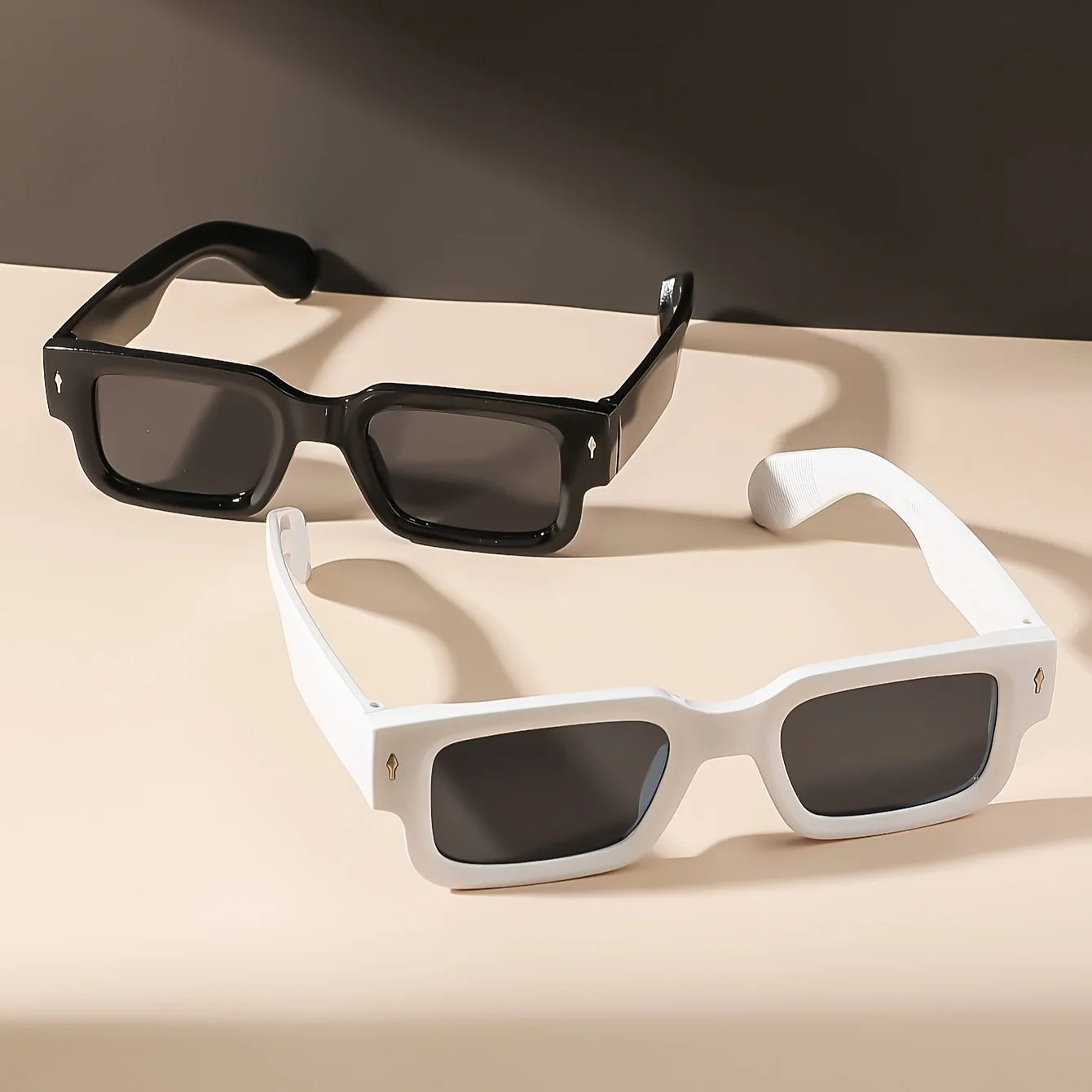 1PC Unisex Retro Square Sunglasses for Outdoor Travel Driving