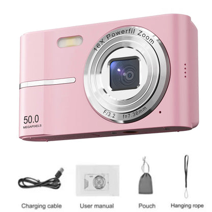 8x Zoom Digital Camera Autofocus; Compact 1080P Camera